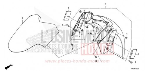 KOTFLUEGEL, VORNE NSS125ADM de 2021